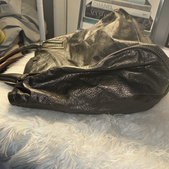 Chloe Pewter (Silver/Gray) Leather Large Ethel Tote GUC - Picture 7 of 14